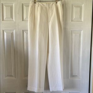 Linda Allard for Ellen Tracy linen trousers size 8